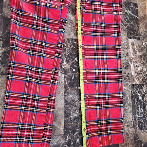 Red Plaid Pants - Picture 5 of 6